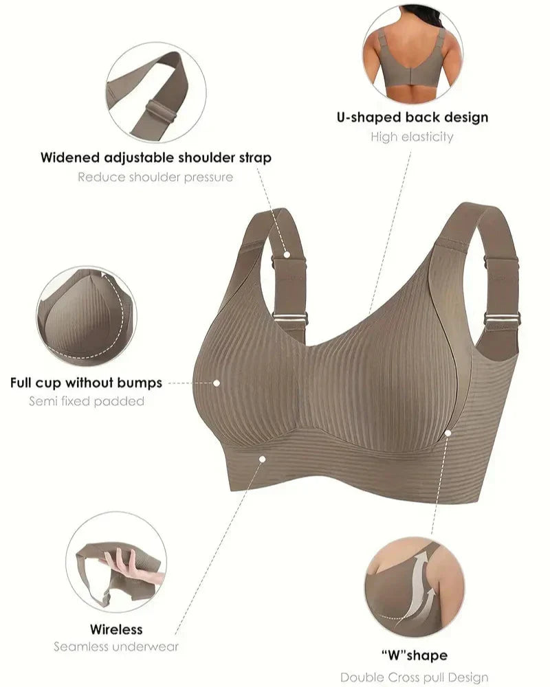 Brasier Inalámbrico Ajustable de Color Sólido