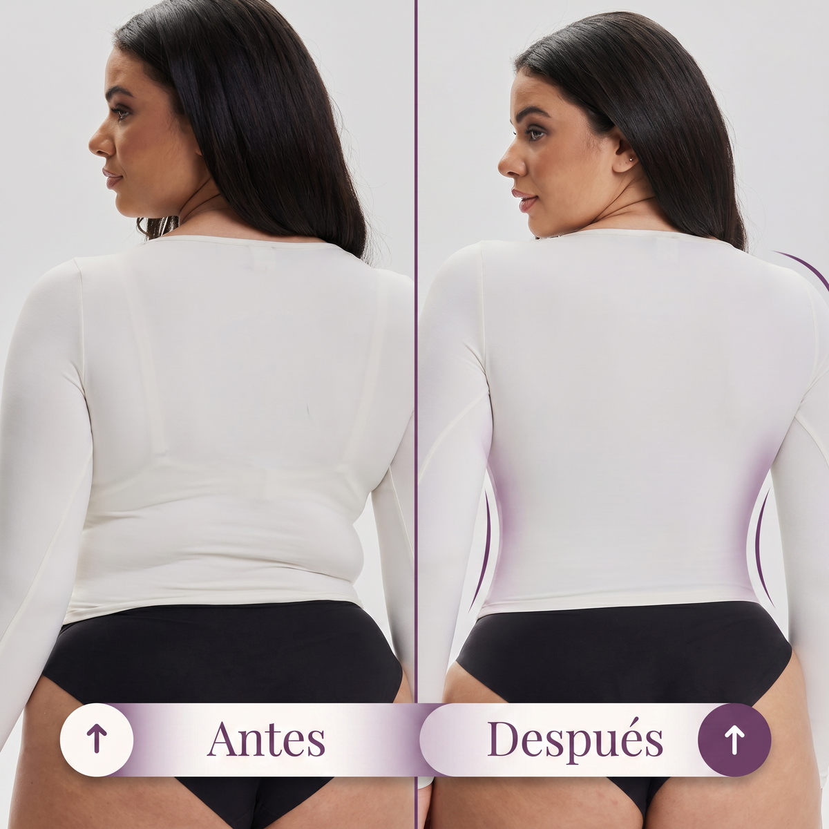 Espalda más lisa con brasier moldeador